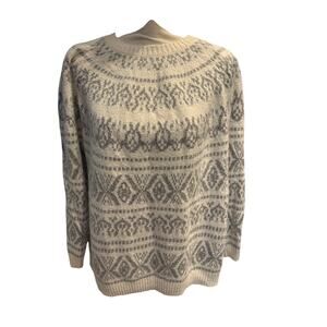 Women’s J. Jill Fair Isle Sweater Size Large